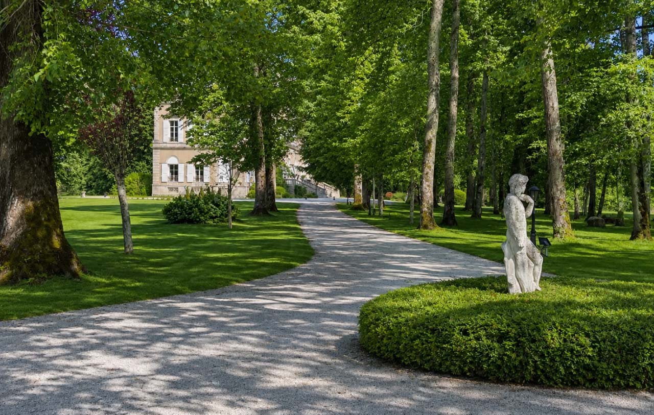 Parc arboré du château de trouhans